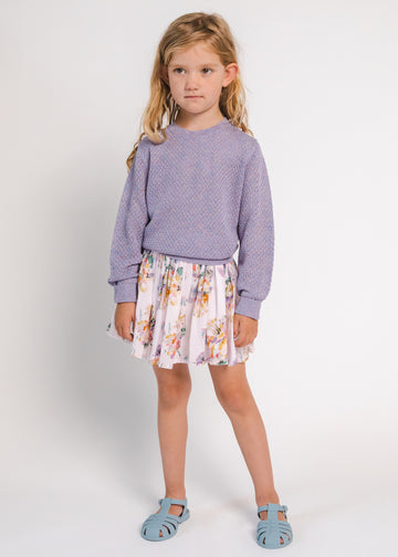 SPRINT FLORAL SKIRT - ROSE