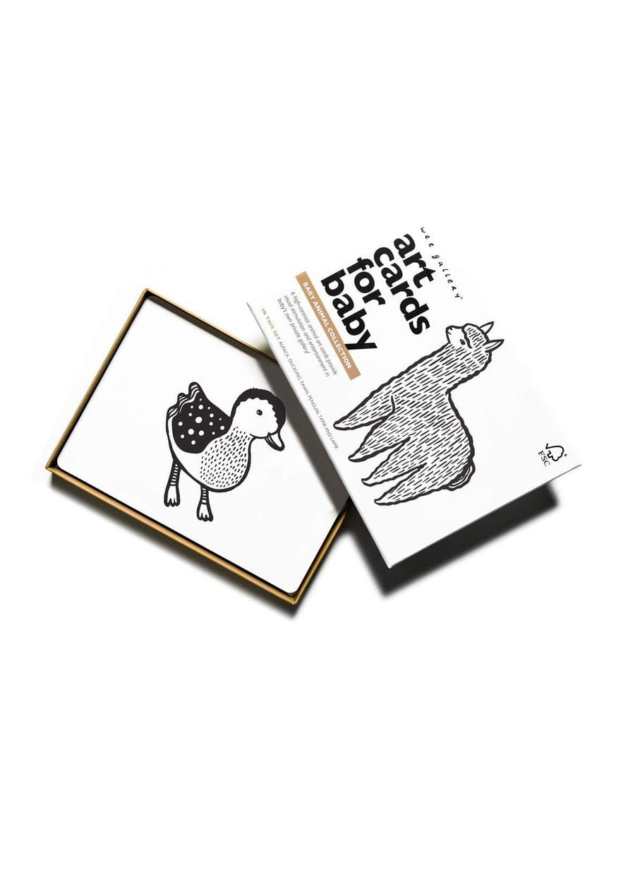 BABY ANIMAL ART CARDS