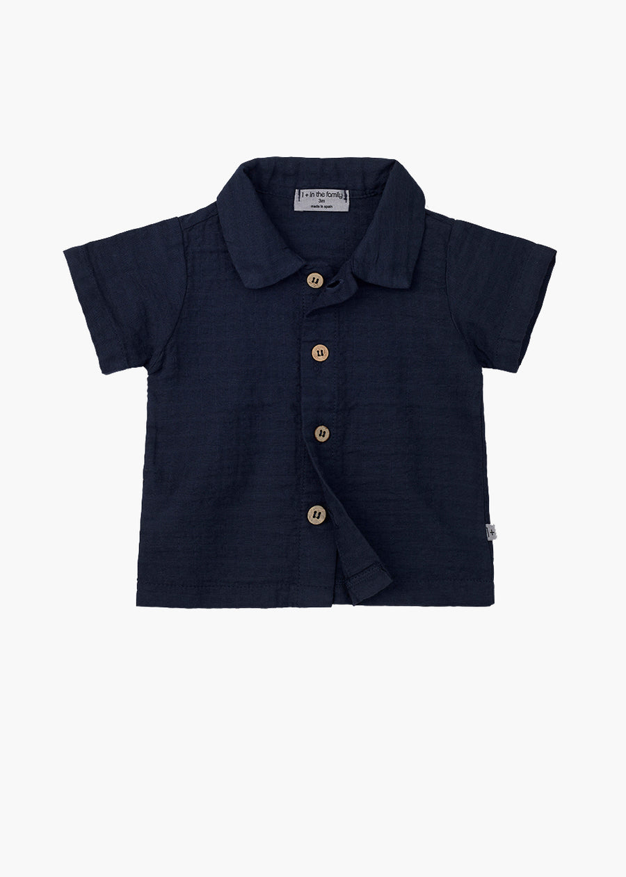 DAVID BUTTON DOWN SHIRT - BLUE