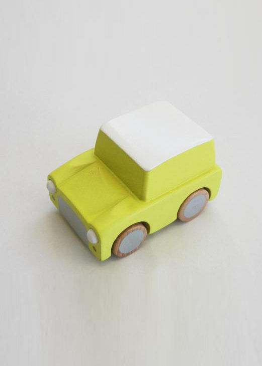KURUMA WIND UP CAR - YELLOW