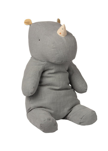 SAFARI FRIENDS - RHINO - LARGE - DUSTY BLUE