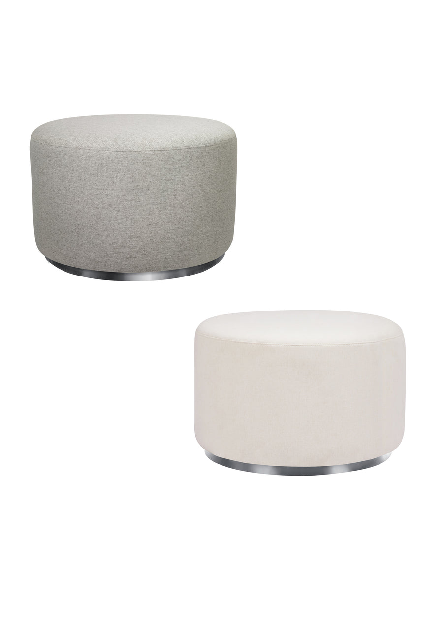TUBA GLIDING OTTOMAN IN ECO-PERFORMANCE FABRIC - COLOR OPTIONS