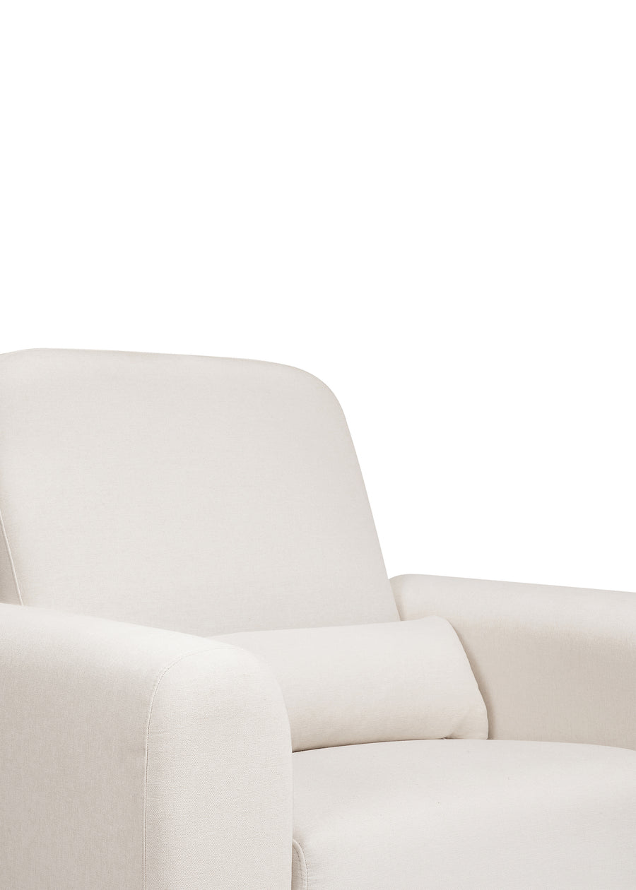 TUBA EXTRA WIDE SWIVEL GLIDER IN ECO-PERFORMANCE FABRIC - CREAM
