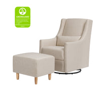 TOCO SWIVEL GLIDER AND OTTOMAN IN ECO-PERFORMANCE FABRIC