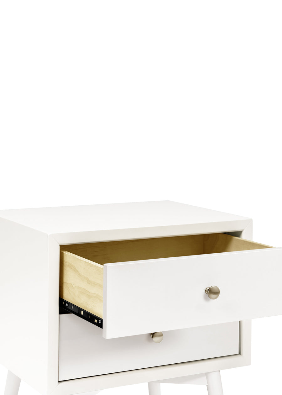 PALMA ASSEMBLED NIGHTSTAND WITH USB PORT - WARM WHITE