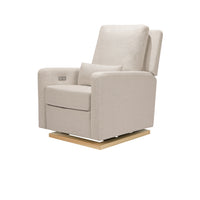 SIGI ELECTRONIC RECLINER & GLIDER IN ECO PERFORMANCE FABRIC WITH USB PORT - BEACH