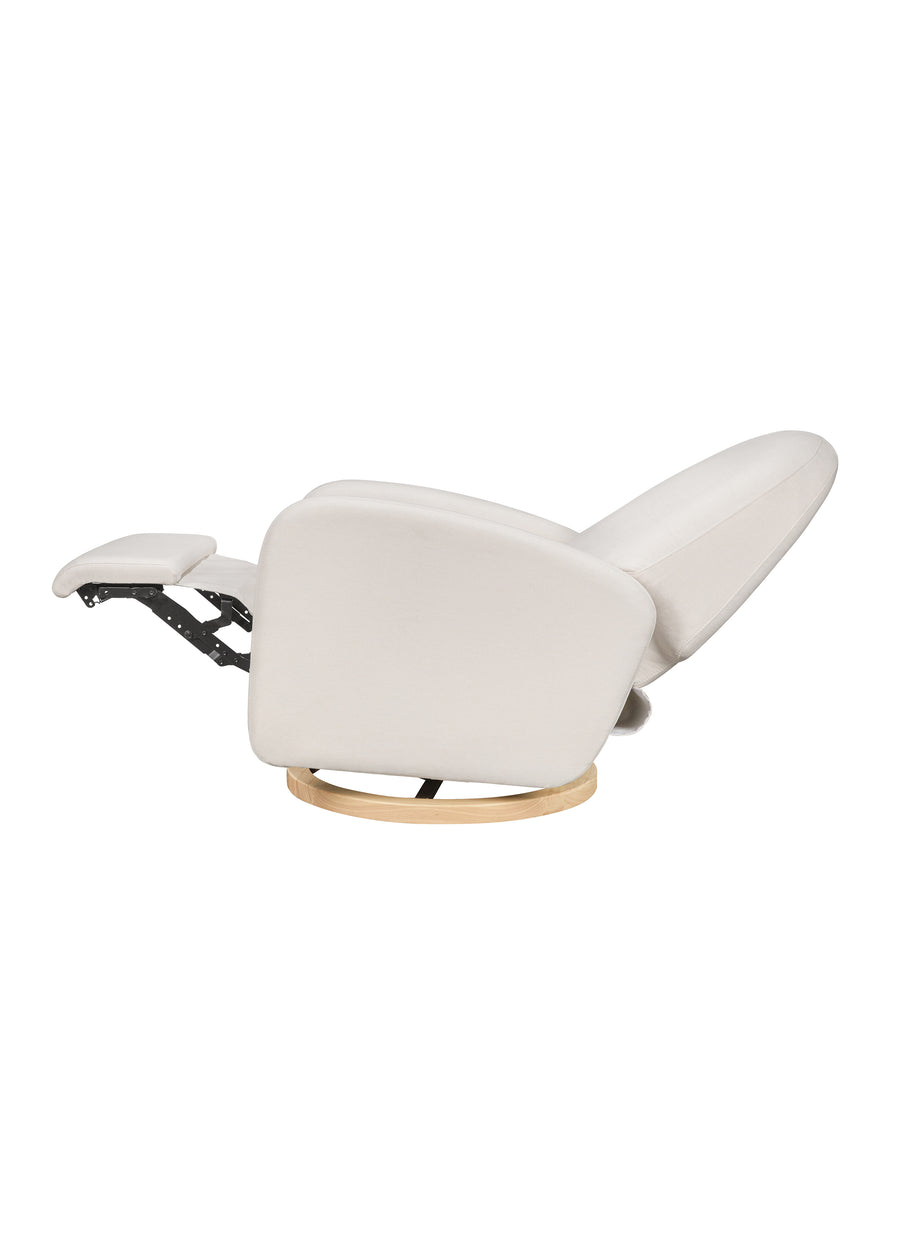 NAMI ELECTRONIC RECLINER AND SWIVEL GLIDER RECLINER WITH USB PORT - CREAM ECO PERFORMANCE FABRIC