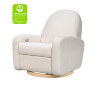 NAMI ELECTRONIC RECLINER AND SWIVEL GLIDER RECLINER WITH USB PORT - CREAM ECO PERFORMANCE FABRIC