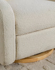 NAMI ELECTRONIC RECLINER AND SWIVEL GLIDER RECLINER WITH USB PORT - IVORY BOUCLE