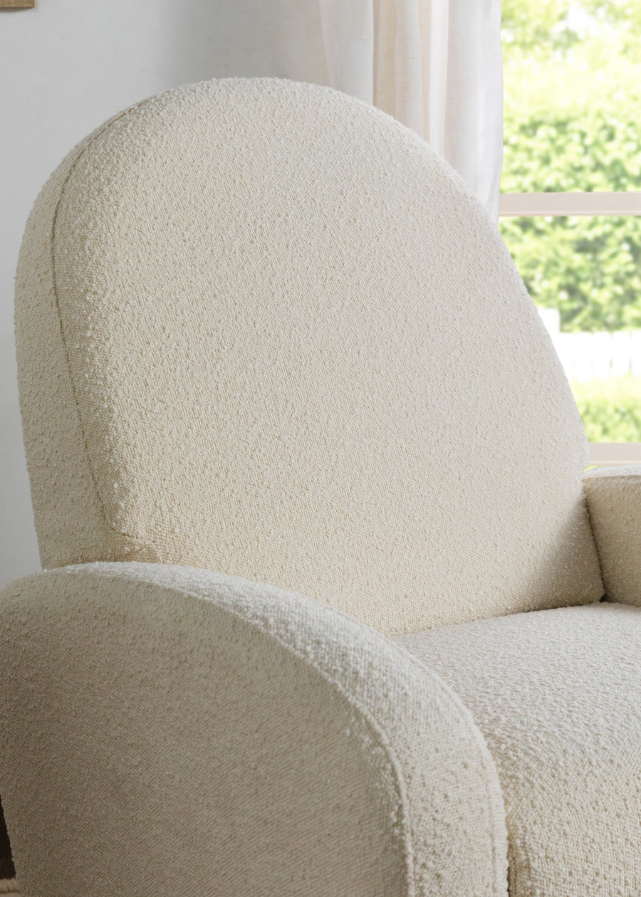 NAMI ELECTRONIC RECLINER AND SWIVEL GLIDER RECLINER WITH USB PORT - IVORY BOUCLE