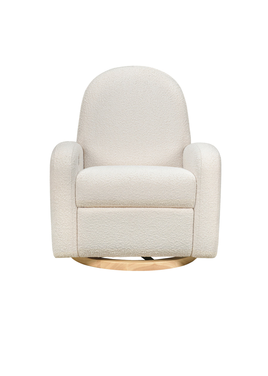 NAMI ELECTRONIC RECLINER AND SWIVEL GLIDER RECLINER WITH USB PORT - IVORY BOUCLE