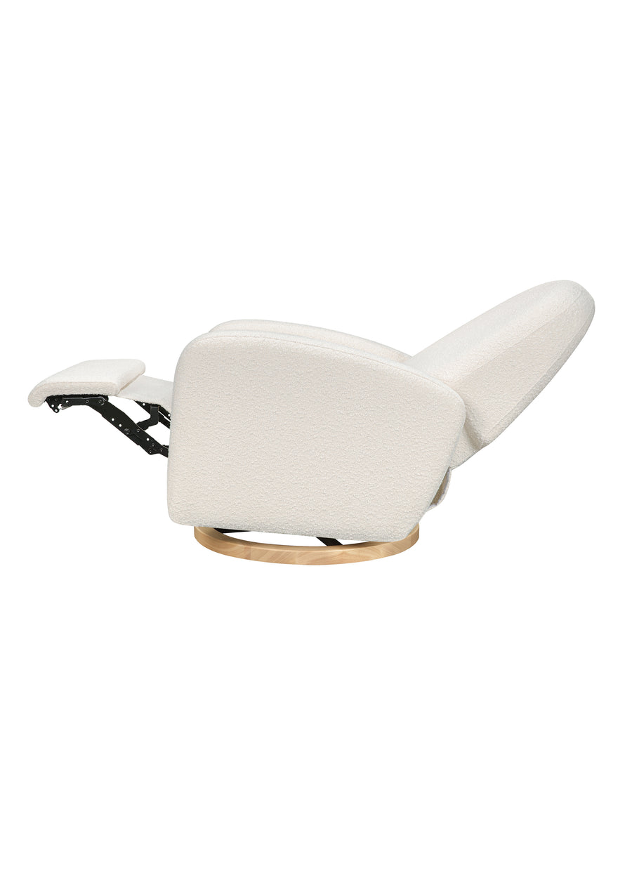 NAMI ELECTRONIC RECLINER AND SWIVEL GLIDER RECLINER WITH USB PORT - IVORY BOUCLE