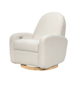 NAMI ELECTRONIC RECLINER AND SWIVEL GLIDER RECLINER WITH USB PORT - IVORY BOUCLE