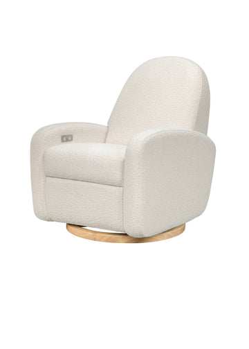 NAMI ELECTRONIC RECLINER AND SWIVEL GLIDER RECLINER WITH USB PORT - IVORY BOUCLE