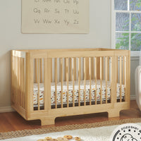 YUZU 8-IN-1 CONVERTIBLE CRIB WITH ALL AGES CONVERSION KITS - NATURAL