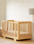 YUZU 8-IN-1 CONVERTIBLE CRIB WITH ALL AGES CONVERSION KITS - NATURAL