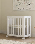 YUZU 8-IN-1 CONVERTIBLE CRIB WITH ALL AGES CONVERSION KITS - WHITE