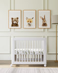 YUZU 8-IN-1 CONVERTIBLE CRIB WITH ALL AGES CONVERSION KITS - WHITE