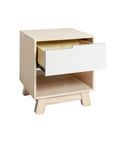 HUDSON NIGHTSTAND WITH USB PORT - WASHED NATURAL/WHITE