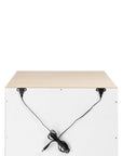 HUDSON NIGHTSTAND WITH USB PORT - WASHED NATURAL/WHITE