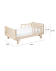 JUNIOR BED CONVERSION KIT FOR HUDSON AND SCOOT CRIB - WASHED NATURAL