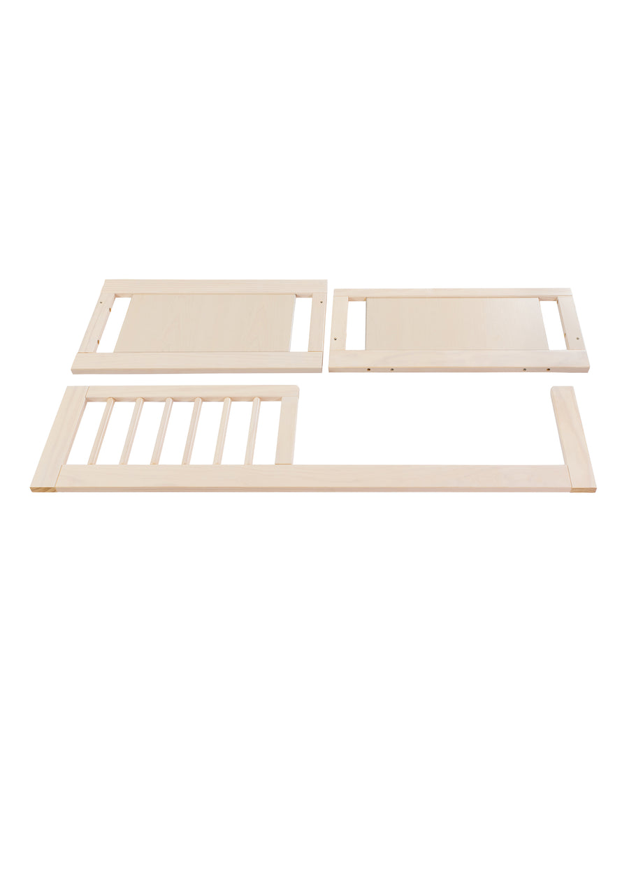 JUNIOR BED CONVERSION KIT FOR HUDSON AND SCOOT CRIB - WASHED NATURAL