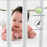 BABYLETTO PURE CORE MINI CRIB MATTRESS WITH HYBRID QUILTED WATERPROOF COVER