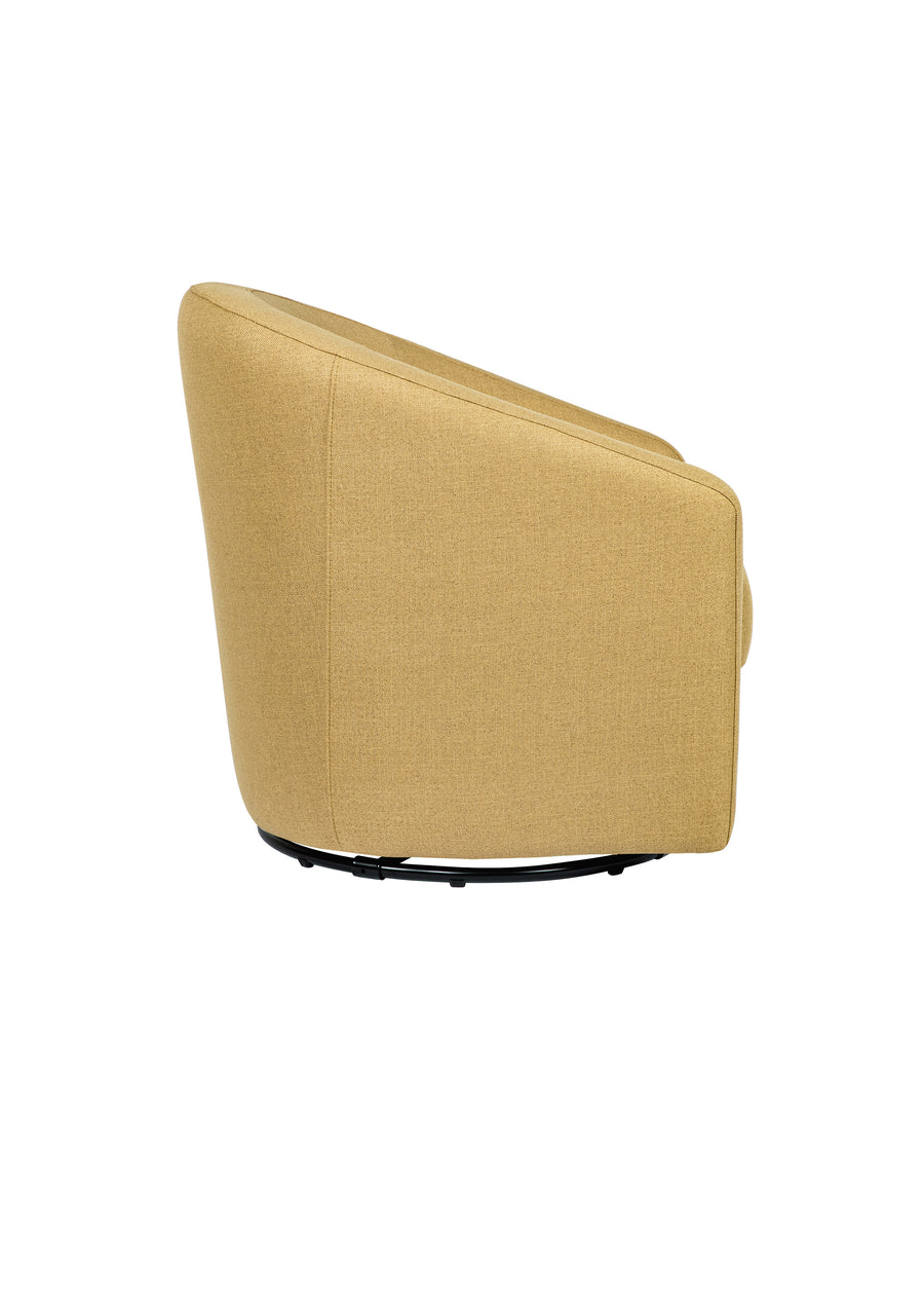 MADISON SWIVEL GLIDER IN ECO-PERFORMANCE FABRIC - DIJON TWILL