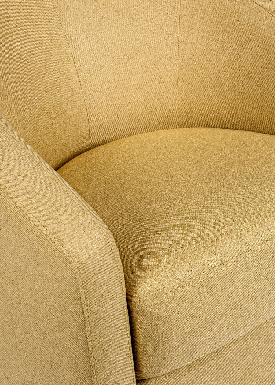 MADISON SWIVEL GLIDER IN ECO-PERFORMANCE FABRIC - DIJON TWILL