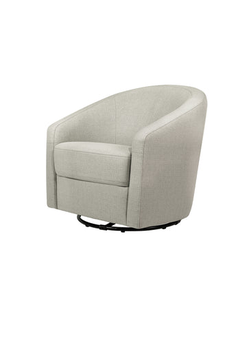 MADISON SWIVEL GLIDER IN ECO-PERFORMANCE FABRIC - GREY TWILL