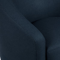 MADISON SWIVEL GLIDER IN ECO-PERFORMANCE FABRIC - NAVY TWILL