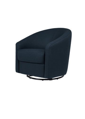 MADISON SWIVEL GLIDER IN ECO-PERFORMANCE FABRIC - NAVY TWILL