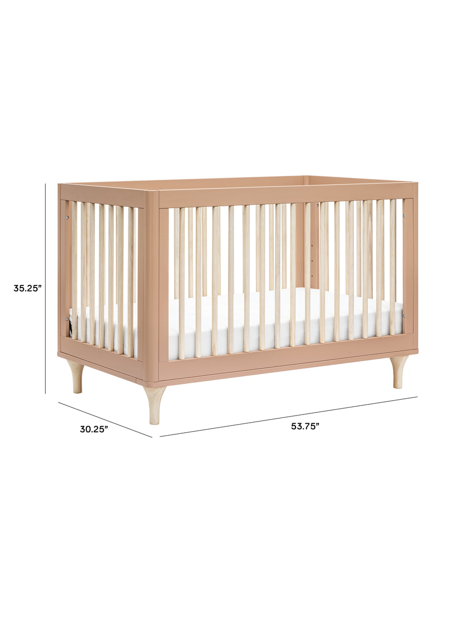 LOLLY 3-IN-1 CONVERTIBLE CRIB - CANYON/WASHED NATURAL