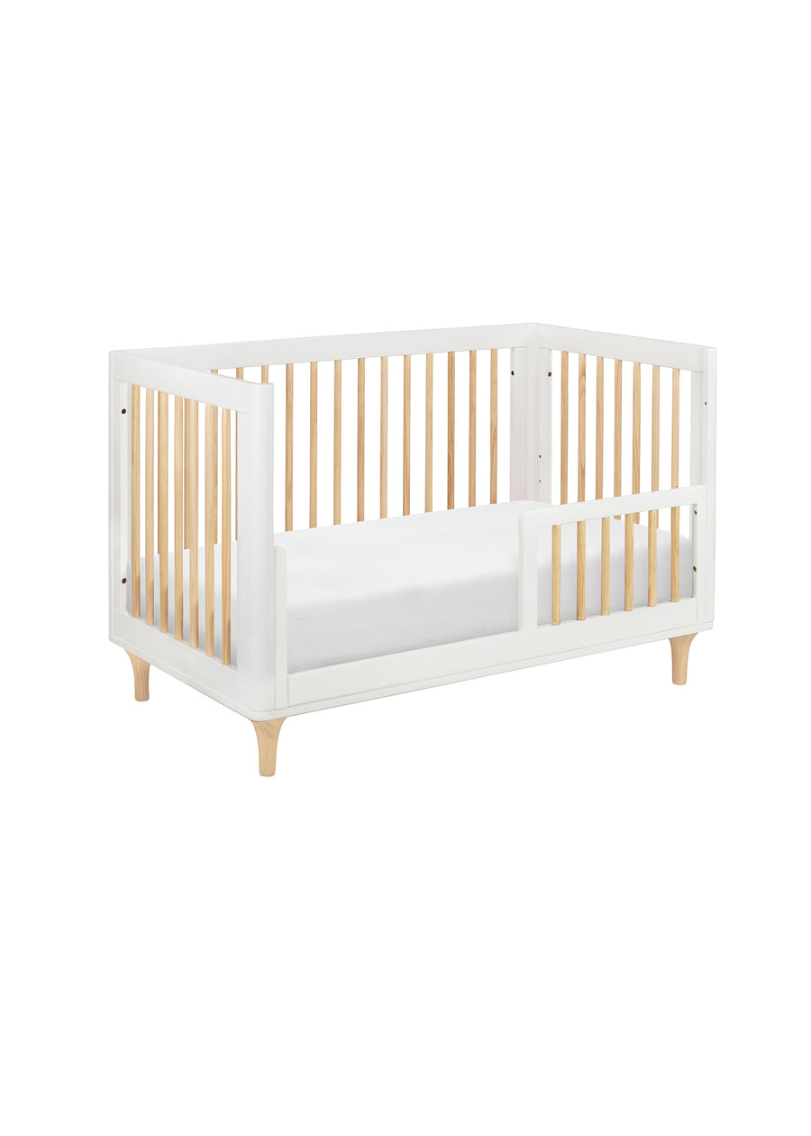 LOLLY 3-IN-1 CONVERTIBLE CRIB - WHITE/NATURAL