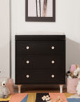 LOLLY 3 DRAWER CHANGER DRESSER - BLACK/WASHED NATURAL