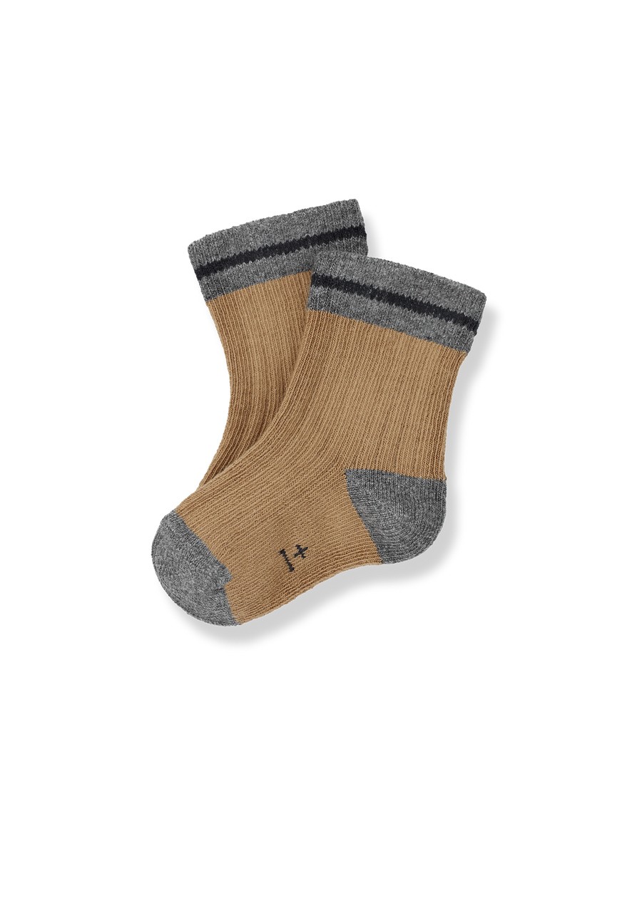 MEI ANKLE SOCKS - CARAMEL