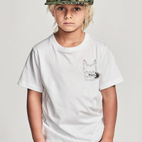TOOTHPICK TEE - WHITE