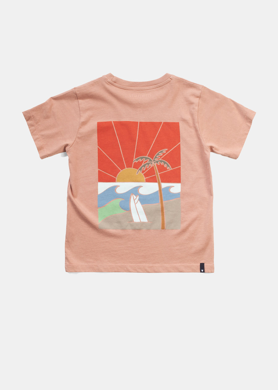 SUNSET TEE - FAWN