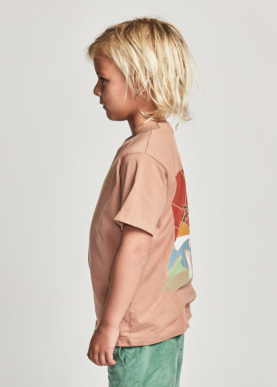 SUNSET TEE - FAWN