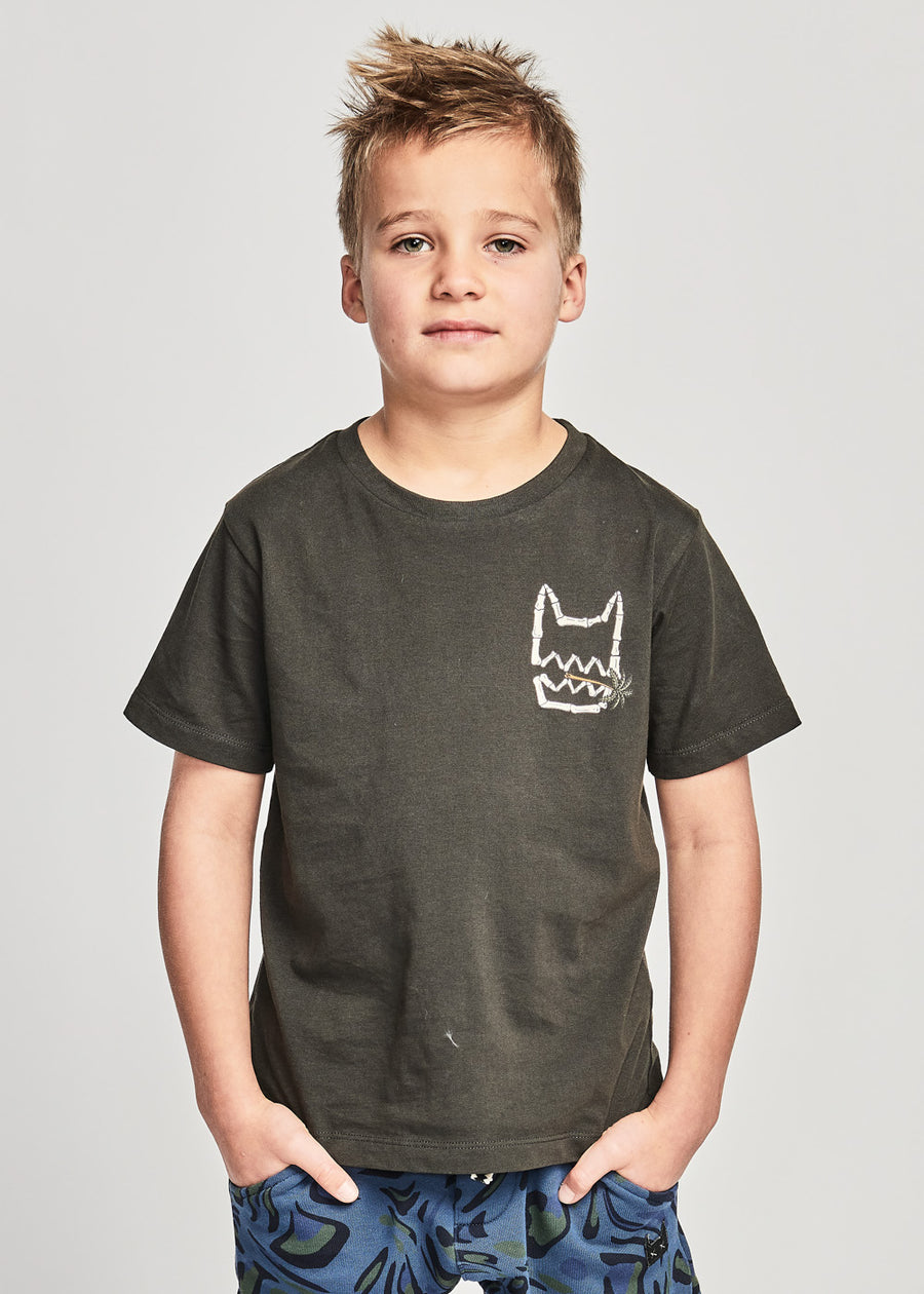 TOOTHPICK TEE - SOFT BLACK