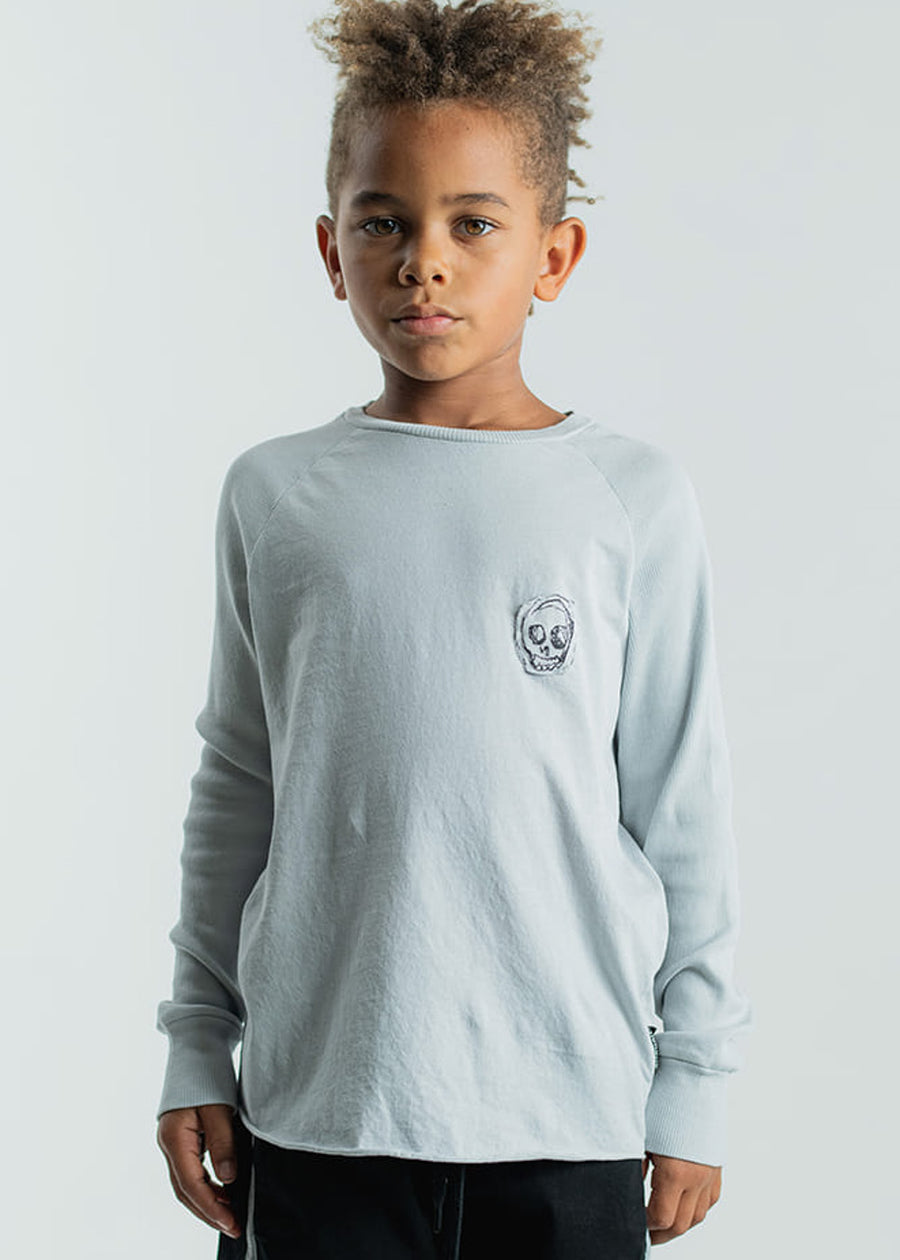 SKULL PATCH RAGLAN