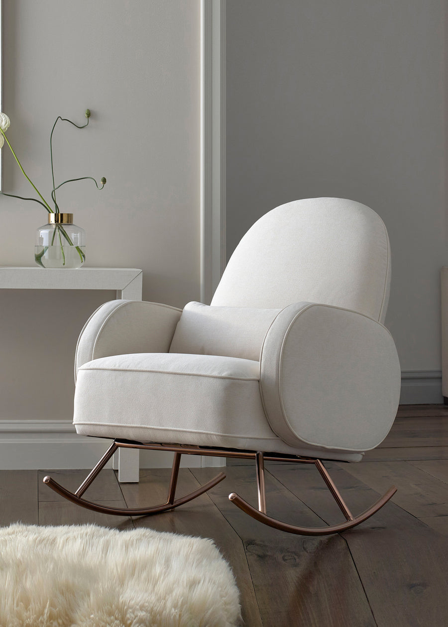 COMPASS ROCKER IN ECO PERFORMANCE FABRIC - CREAM ECO WEAVE