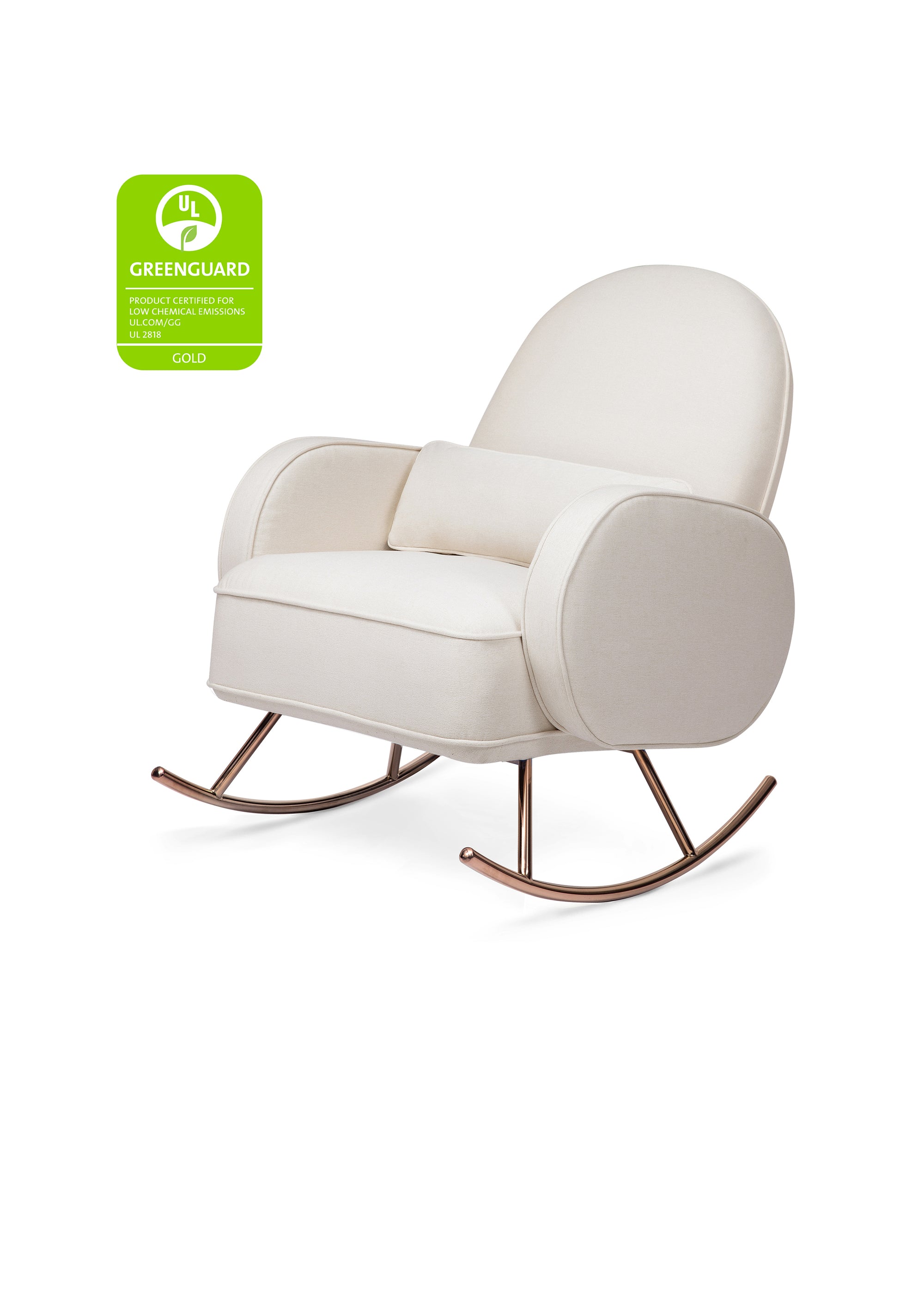 COMPASS ROCKER IN ECO PERFORMANCE FABRIC - CREAM ECO WEAVE