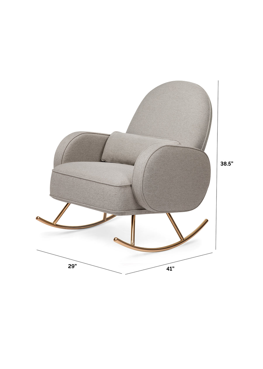COMPASS ROCKER IN ECO PERFORMANCE FABRIC - GREY ECO WEAVE