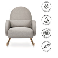 COMPASS ROCKER IN ECO PERFORMANCE FABRIC - GREY ECO WEAVE