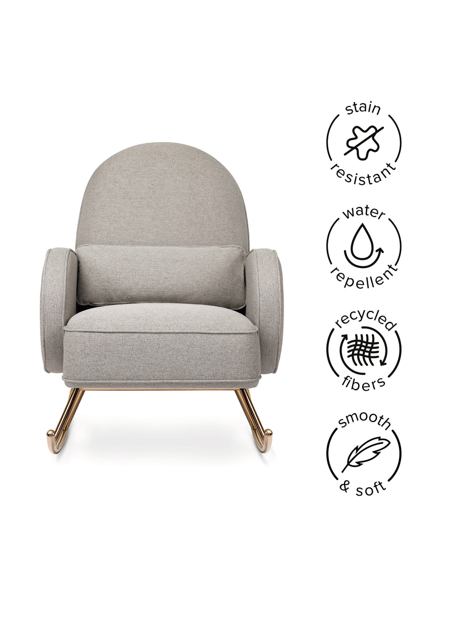 COMPASS ROCKER IN ECO PERFORMANCE FABRIC - GREY ECO WEAVE