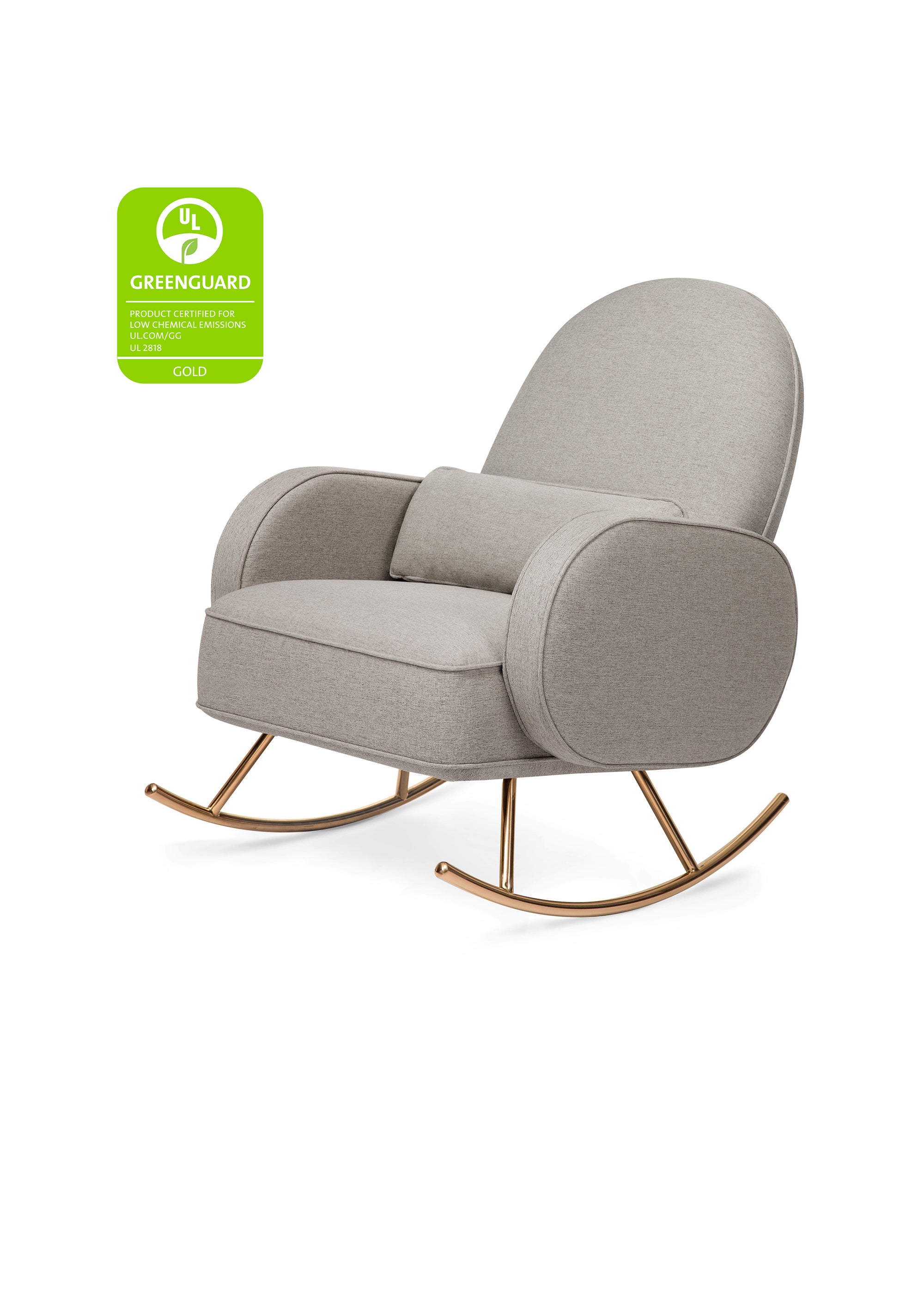 COMPASS ROCKER IN ECO PERFORMANCE FABRIC - GREY ECO WEAVE