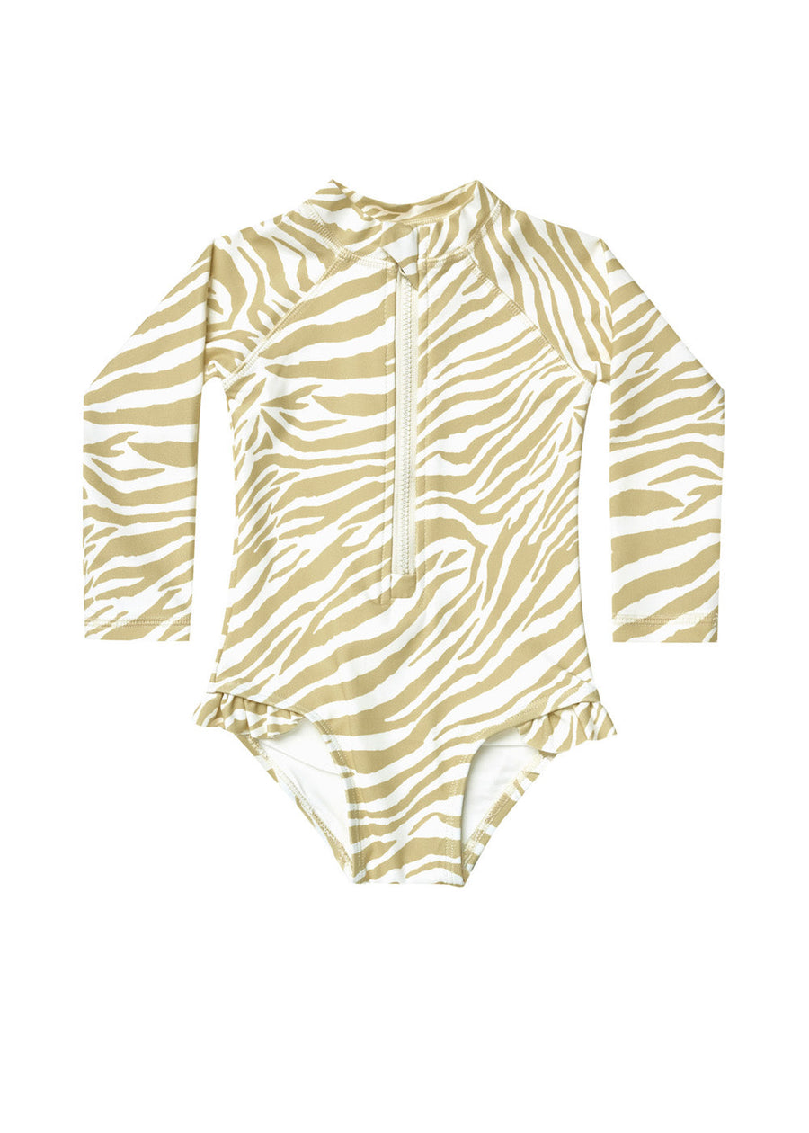 ZEBRA ZIP RASHGUARD