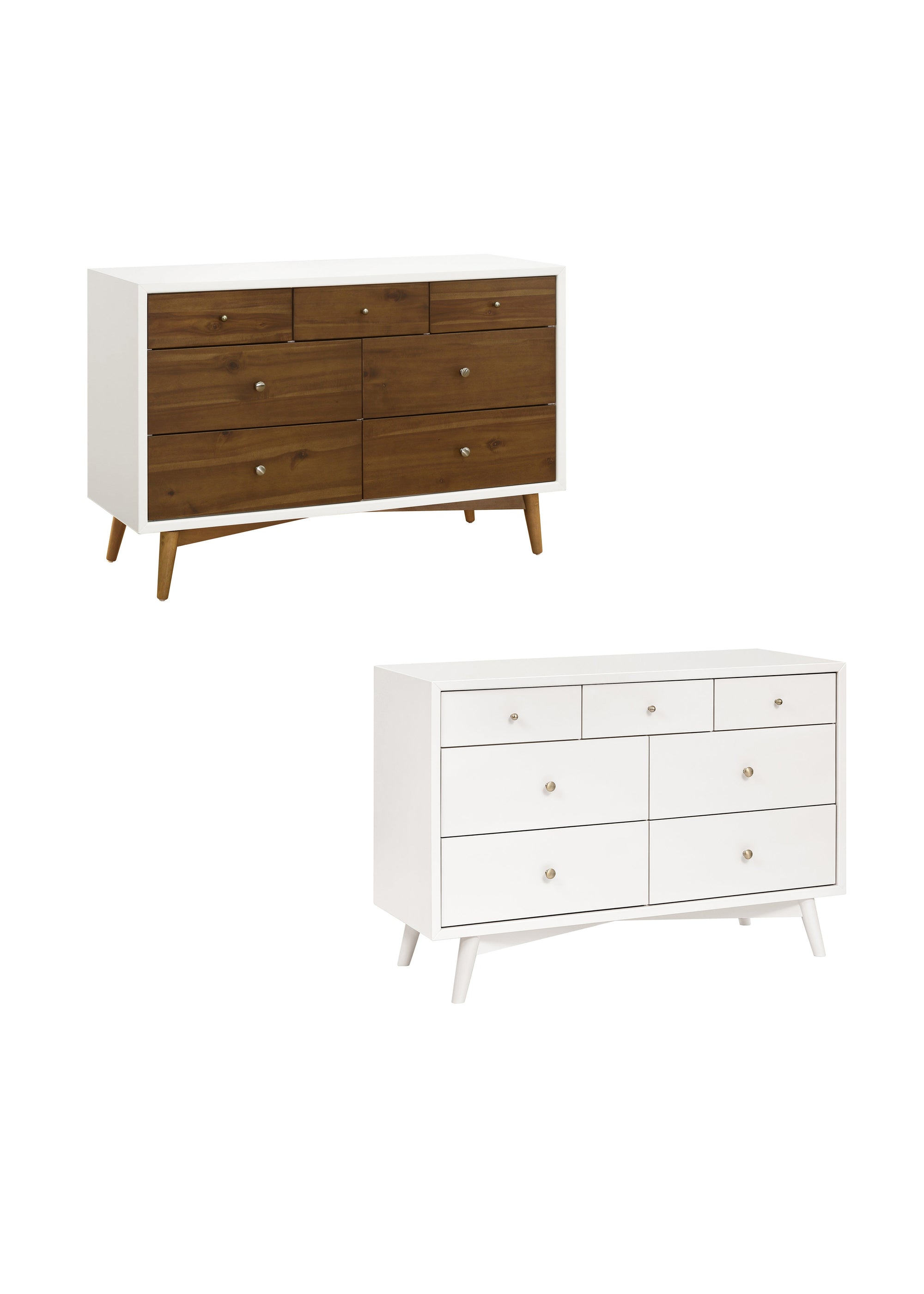 PALMA 7 DRAWER ASSEMBLED DOUBLE DRESSER - COLOR OPTIONS