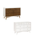 PALMA 7 DRAWER ASSEMBLED DOUBLE DRESSER - COLOR OPTIONS